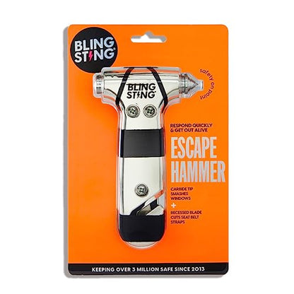 BLINGSTING Martillo de escape de emergencia para automóvil,