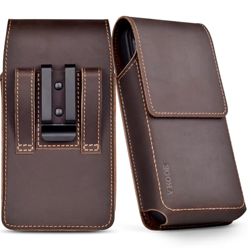 ykooe Funda de cuero genuino para teléfono compatible con Sa