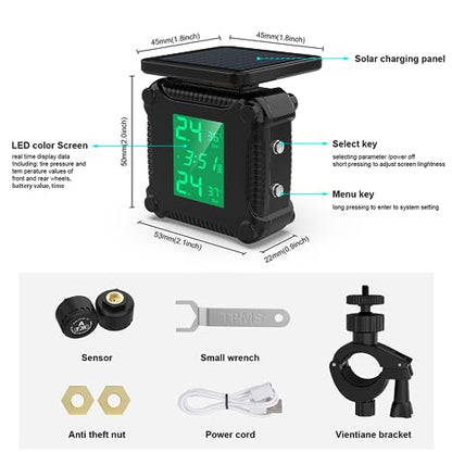 Sistema de monitoreo de presión de neumáticos TPMS universal