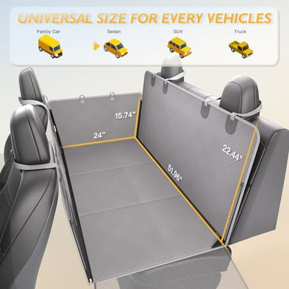 TOOLIOM Funda de asiento de automóvil para perro, parte infe