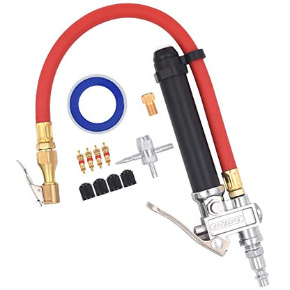 Inflador de neumáticos 10-120 PSI Medidor de presión de neum