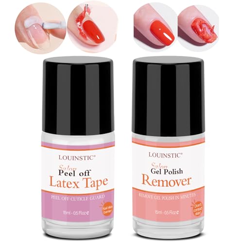 LOUINSTIC Removedor de gel, 3 – 5 minutos de esmalte de uñas
