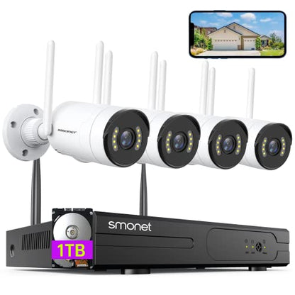 [Foco, audio de 2 vías] Sistema de cámara de seguridad WiFi