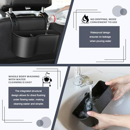 Soporte de comida para asiento trasero de automóvil, soporte