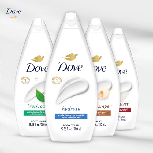 Dove Paquete de 6 productos de gel corporal variados – Hidra