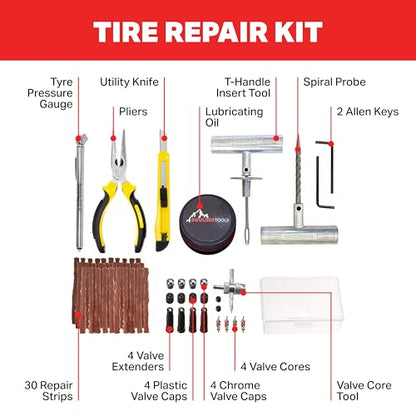 Kit de Herramientas de reparación de llantas Boulder, set de