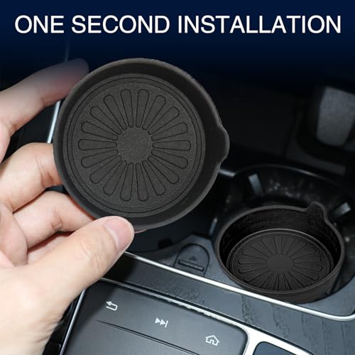 Pack-4 - Posavasos para automóvil, 2.5 pulgadas de identific