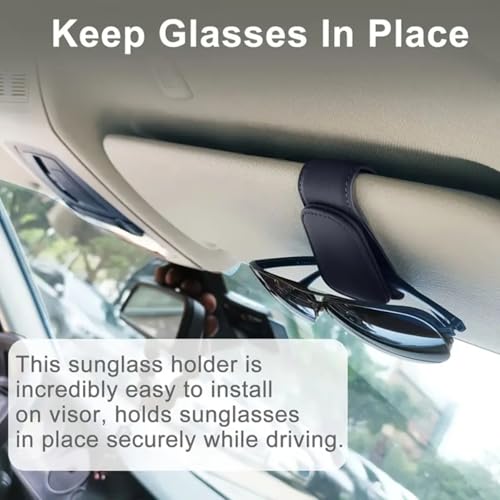 Soportes para lentes de sol para visera de automóvil, soport