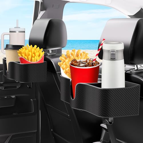 Organizador de asiento trasero para reposacabezas con portav