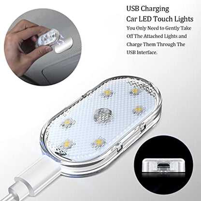 4 luces LED para interiores de automóvil, 7 colores de ilumi