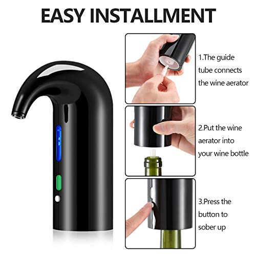 Decantador de vino, apto para jarra de vino tinto, regalo de