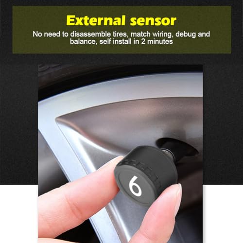 Sistema de monitoreo de presión de neumáticos, T12 TPMS Moni