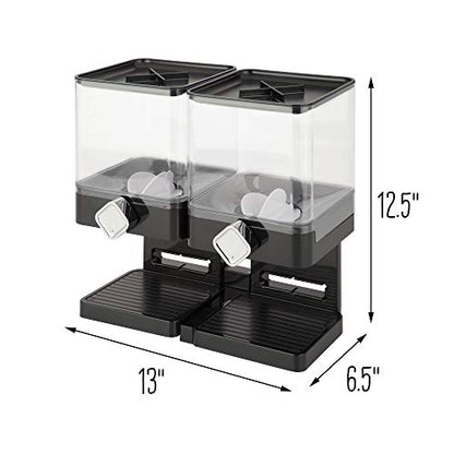Zevro Dispensador individual de comida seca edición compacta