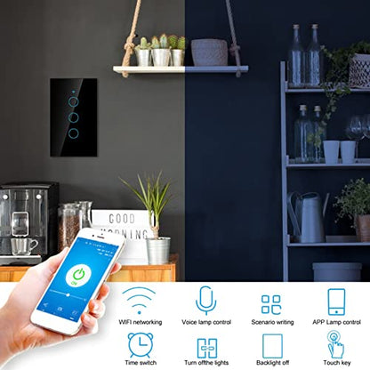 123 gang light for wall 3 gang 3 way smart switch 3way senso
