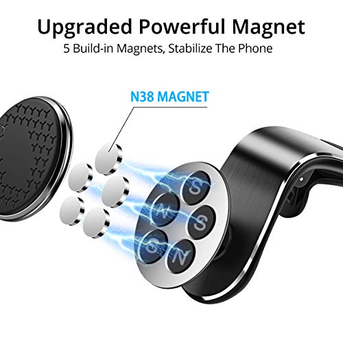Soporte magnético de teléfono para ventilación de automóvil,