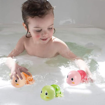 Juguetes de baño de tortugas que nadan para niños, juguetes de piscina