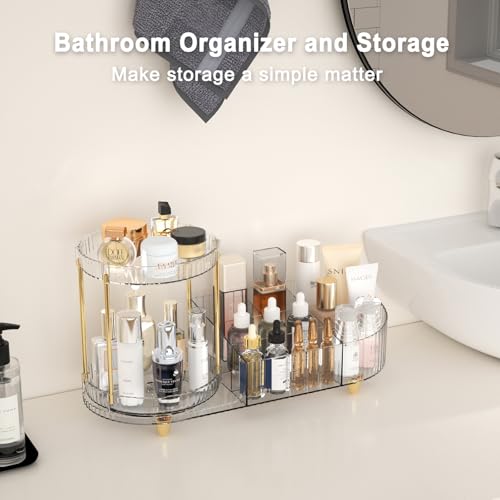Organizador de maquillaje para tocador, organizadores girato