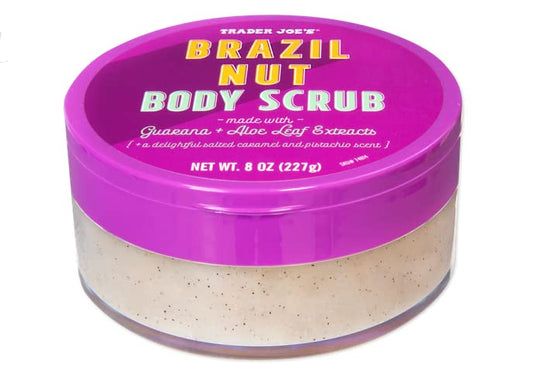 Trader Joe's - Exfoliante corporal de nuez de Brasil, 8 onza