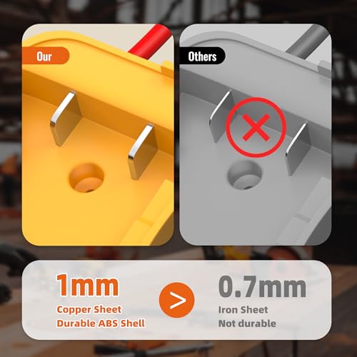 Adaptador de batería de rueda eléctrica de 20 V con abrazade