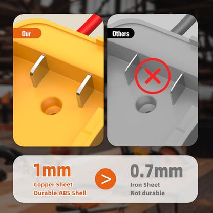 Adaptador de batería de rueda eléctrica de 20 V con abrazade