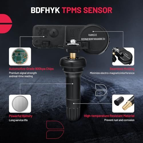 BDFHYK Sensor TPMS GM 315Mhz Sensor de monitoreo de presión