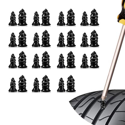 ZKFAR 30 clavos de goma para reparación de neumáticos, kit d