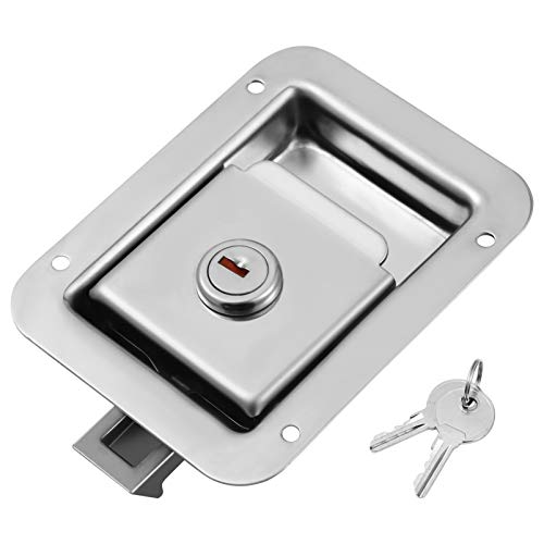 WINOMO Cerradura de remolque de viaje de acero inoxidable Rv