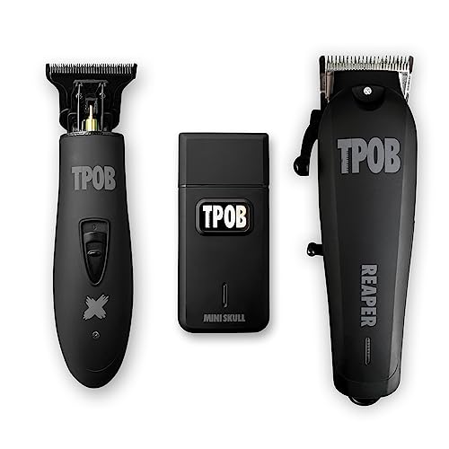 TPOB Slime 2 - Juego de cortadora de pelo negro para hombre,