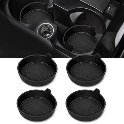 Pack-4 - Posavasos para automóvil, 2.5 pulgadas de identific