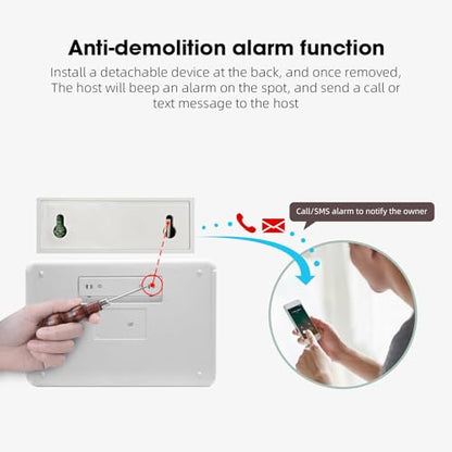 LWOHSI Sistema de seguridad para el hogar, sistema de alarma