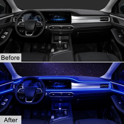 Luces interiores para automóvil, tira LED 9 en 1 para automó