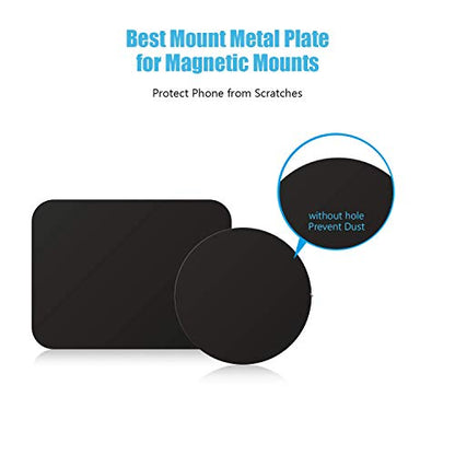 WixGear Soporte de placa de metal con adhesive para monturas
