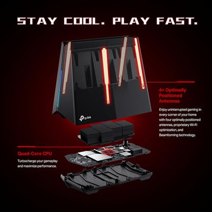 TP-Link Tri-Band BE11000 Wi-Fi 7 Gaming Router Archer GE650
