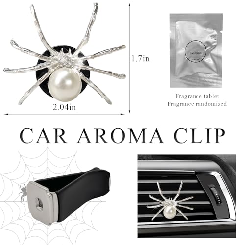 Bling Spider - Clips de ventilación para automóvil, lindos a