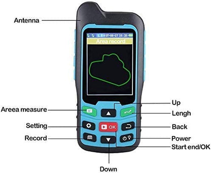 Medidor de cálculo de longitud y área de tierra GPS GLONASS