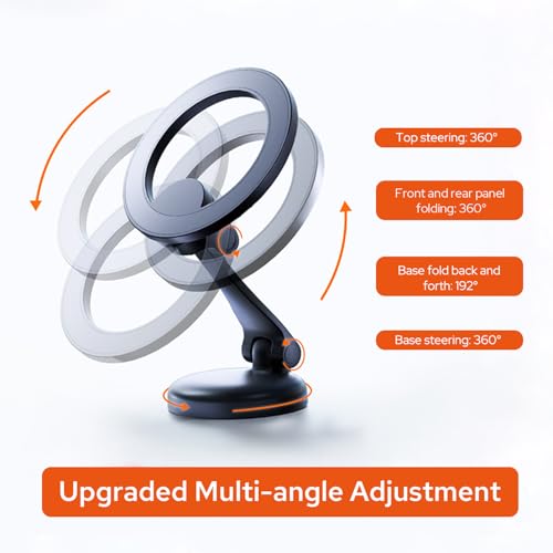 Soporte magnético plegable para el tablero del automóvil, ro