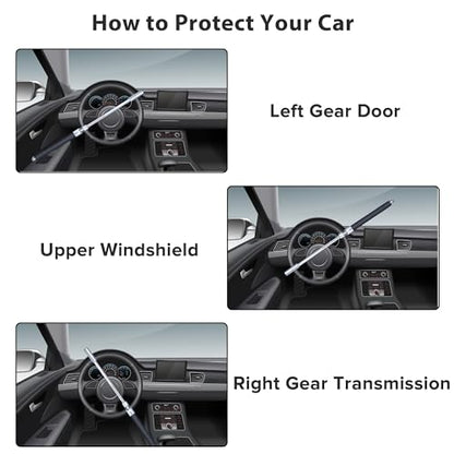 Cerradura antirrobo para volante, cerraduras retráctiles, di