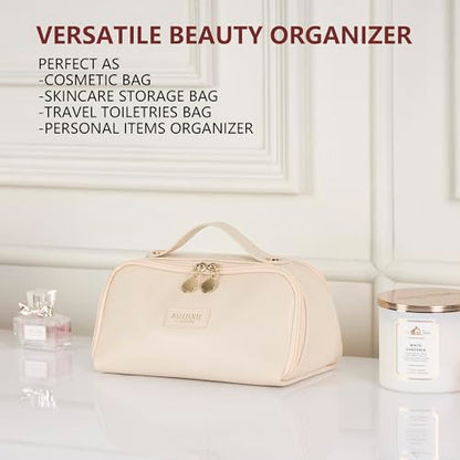 Bolsa de cosméticos de viaje, Marfil, Bolsa de cosméticos de