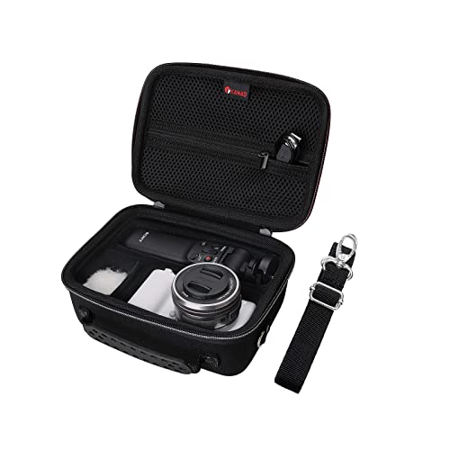 XANAD Funda negra para Sony Alpha ZV-E10/ZV-E10L/ZV-1/ZV-1F