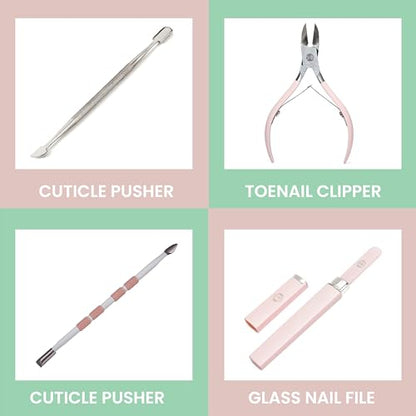 Removedor de esmalte de uñas de gel y empujador de cutículas
