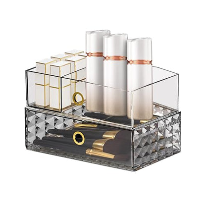DASITON Organizador de maquillaje, cajones apilables para es