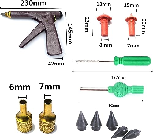 Kit de reparación de neumáticos, tapón de neumáticos para mo