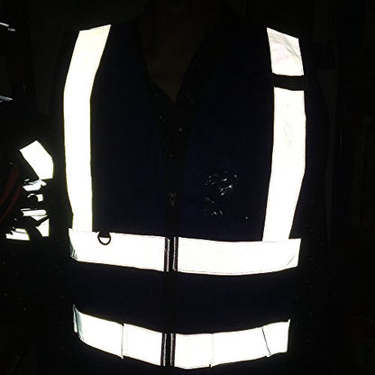 zojo Chalecos reflectantes de alta visibilidad, tamaño ajust