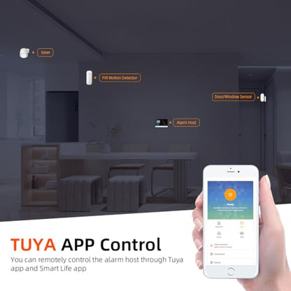 YBJ Kit de 21 piezas de sistema de alarma WiFi para segurida