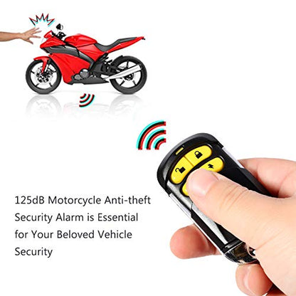 VGEBY Kit de seguridad para motocicleta, sistema de alarma a