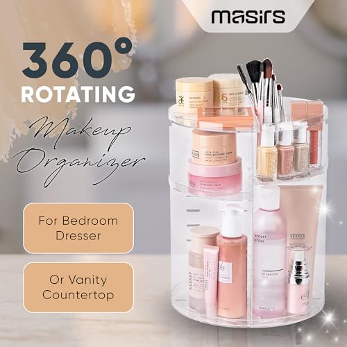 Masirs, Organizador de maquillaje giratorio: altura de estan