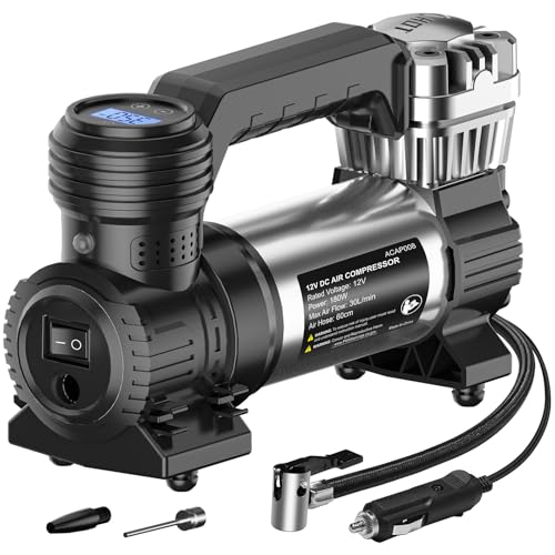 Avid Power Compresor de aire portátil de 12 V CC, inflado rá