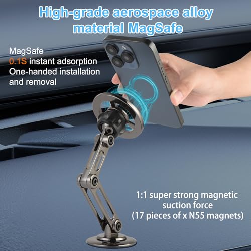 UTEBIT Soporte magnético para teléfono Magsafe para coche, r