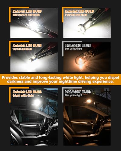 24 luces LED para interiores de automóvil, kit de bombillas