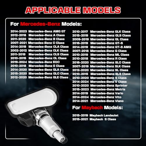 RLP Juego de 4 sensores TPMS de sistema de monitoreo de pres